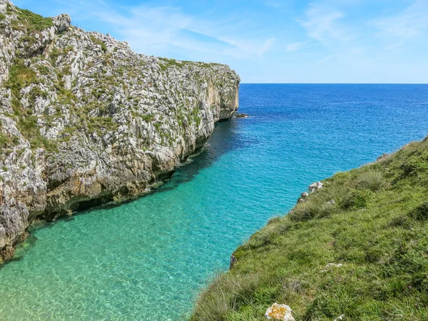 Vista Panorâmica Costa Cantábria Norte Espanha — Fotografia de Stock