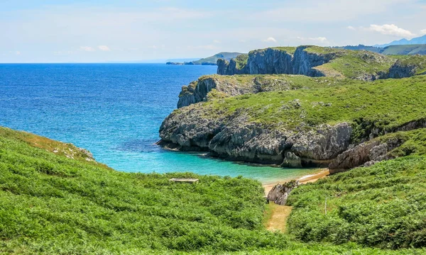 Malerischer Küstenblick Kantabrien Nordspanien — Stockfoto