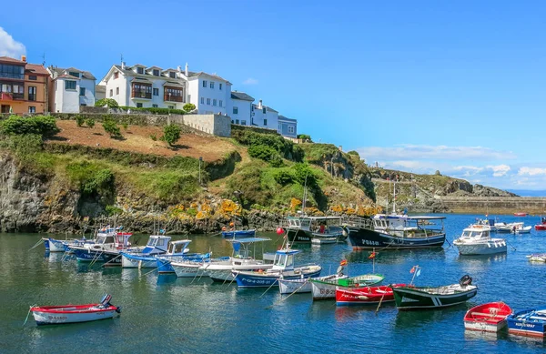 Vista Panorámica Tapia Casariego Pueblo Costero Asturias Norte España — Foto de Stock