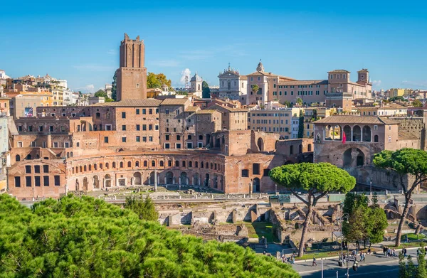 Roma Talya Öğleden Sonra Trajan Pazarı — Stok fotoğraf