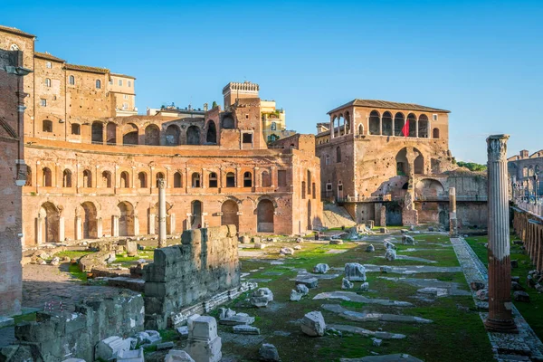 Der Trajanische Markt Nachmittag Rom Italien — Stockfoto