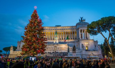 Piazza Venezia 2018 Noel'inde Roma'da.