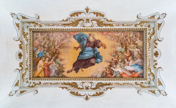 素晴らしい天井フレスコ画 ローマのバルビニー宮殿 イタリア — ストック写真