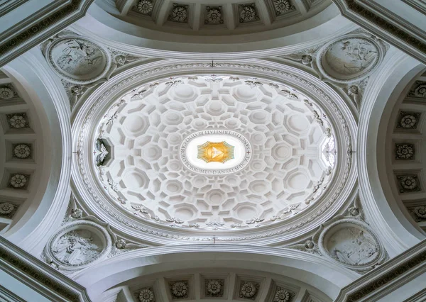 Cúpula Iglesia San Carlos Las Cuatro Fuentes Roma Italia Diciembre — Foto de Stock