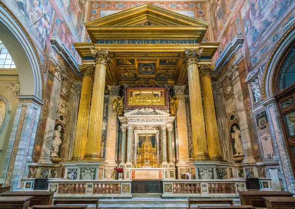 Autel Saint Sacrement Dessiné Par Pietro Paolo Olivieri Dans Basilique — Photo