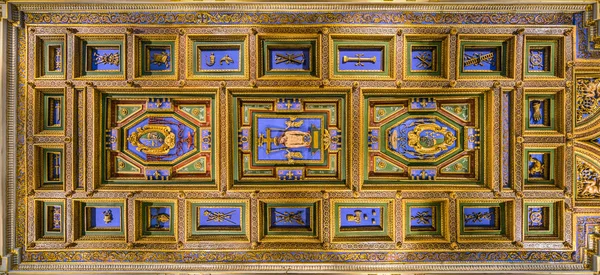 Coffered Vault Igreja San Girolamo Della Carita Roma Itália Março — Fotografia de Stock