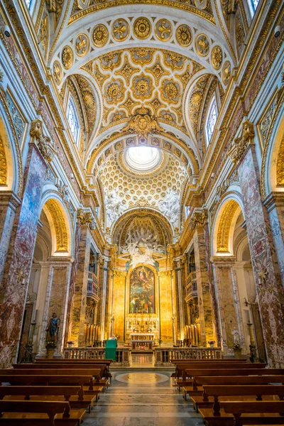 Beltéri Kilátás Szent Lajos Templomban Róma Olaszország November 2017 — Stock Fotó
