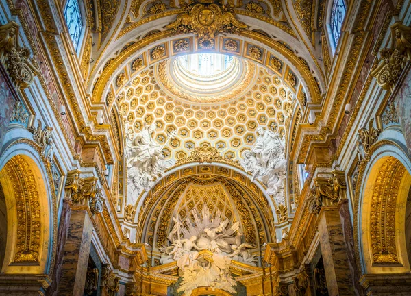 Dome Church Saint Louis French Rome Italy November 2017 — Stock Photo, Image