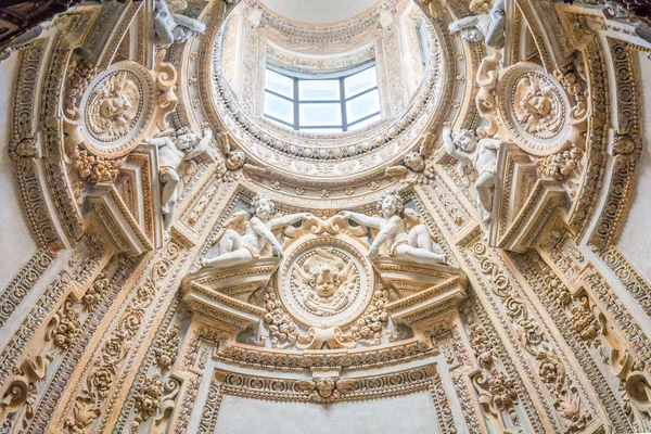 Cúpula Barroca Una Capilla Lateral Iglesia San Pietro Montorio Roma — Foto de Stock