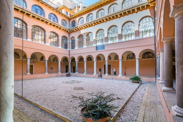 Vue Cloître Académie Espagnole Rome Janvier 2017 — Photo