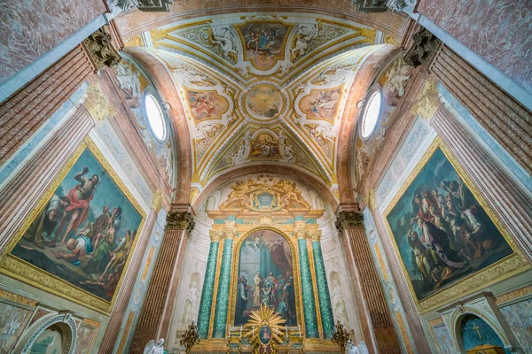 Capilla Basílica Santa María Los Ángeles Los Mártires Roma Italia — Foto de Stock