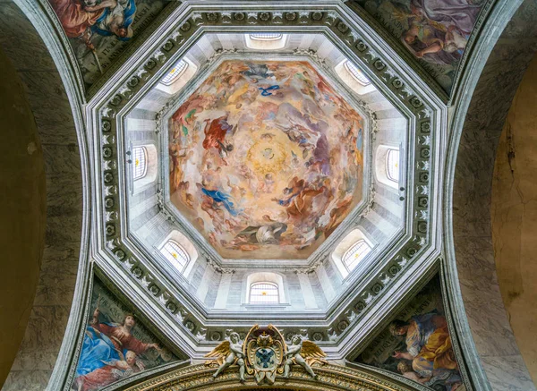 Dôme Avec Fresque Notre Dame Dans Gloire Raffaele Vanni Dans — Photo