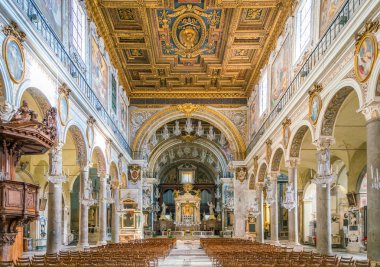 Ara Çölya'daki Santa Maria Bazilikası, Roma, İtalya. Kasım-11-2017