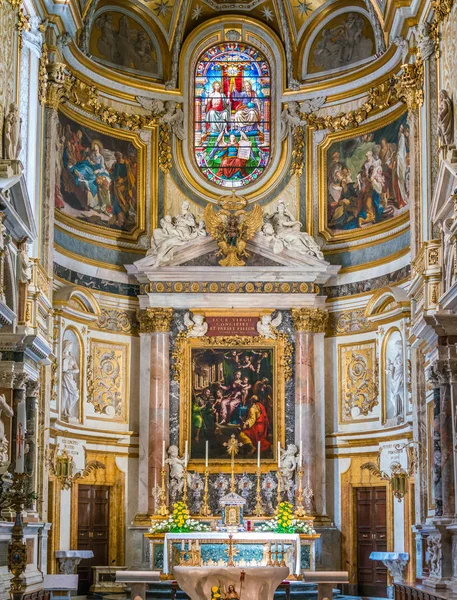 Altare Maggiore Della Chiesa Santa Maria Dell Anima Roma Aprile — Foto Stock