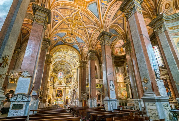 Головний Неф Церкви Санта Марія Дель Аніа Римі Італія Квітень — стокове фото