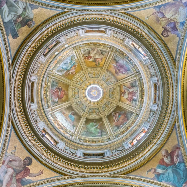 Dome Church Santa Maria Aquiro Rome Italy April 2018 — Stock Photo, Image