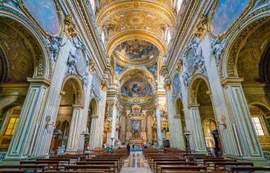 Vallicella'daki Santa Maria Kilisesi (veya Chiesa Nuova), Roma, İtalya. Nisan-18-2018