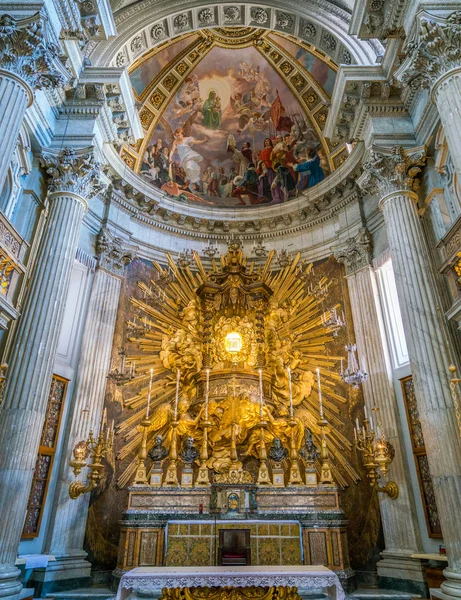 Santuario Virgen Del Pórtico Altar Iglesia Santa Maria Portico Campitelli — Foto de Stock