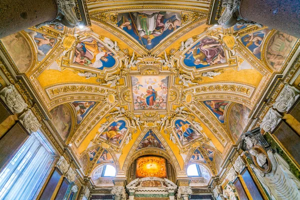 Fresco Techo Del Baptisterio Basílica Santa Maria Maggiore Roma Italia — Foto de Stock