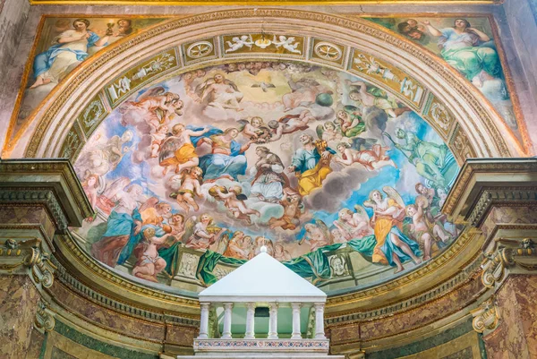 Fresque Gloire Sainte Agathe Perugino Dans Abside Église Sant Agata — Photo