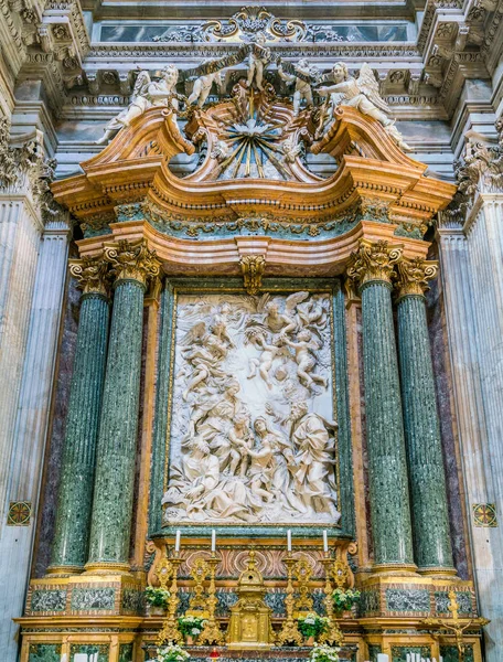 Altar Mayor Con Sagrada Familia Con San Juan Bautista Sus — Foto de Stock