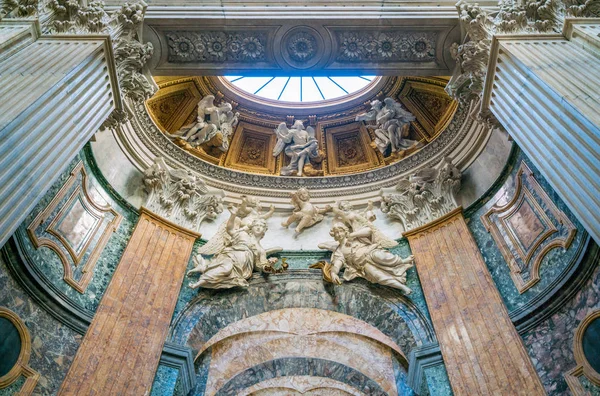 Detalles Iglesia Sant Agnese Agone Roma Italia Aprile 2018 — Foto de Stock