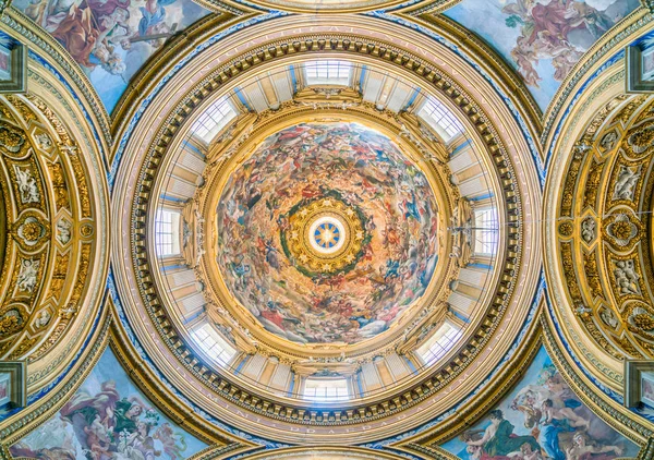 Incredibile Cupola Della Chiesa Sant Angese Agone Roma Aprile 2018 — Foto Stock