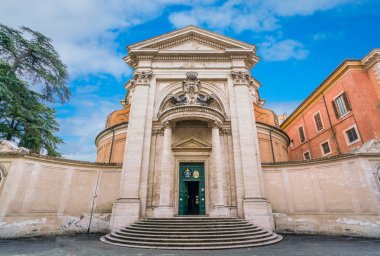 Church of Saint Andrew's at the Quirinal in Rome, Italy. clipart