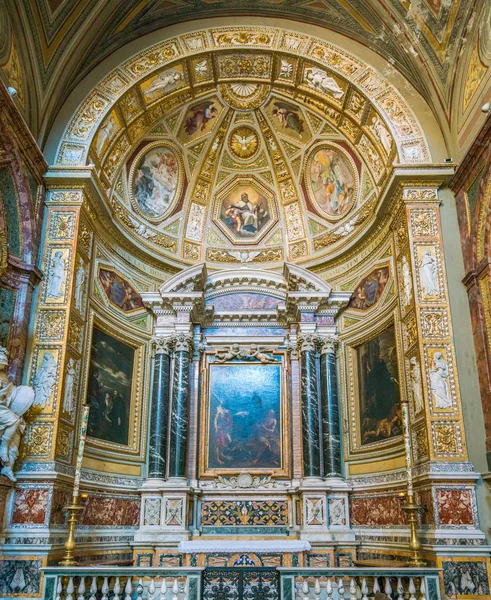 Side Chapel Church Sant Agostino Rome Italy April 2018 — Stock Photo, Image
