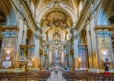 Basilica of the Santi XII Apostoli, in Rome, Italy. April-10-2018