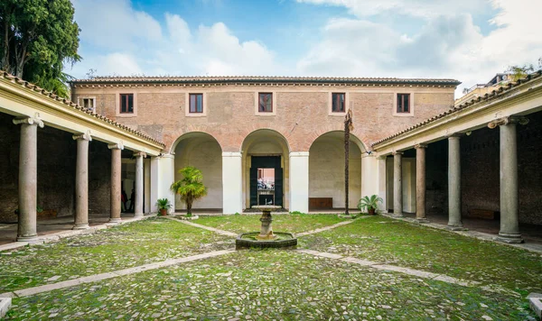 Patio Basílica San Clemente Laterano Roma Italia Noviembre 2017 — Foto de Stock