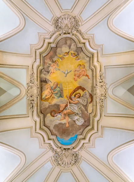 Affresco Del Trionfo Della Croce Nella Chiesa Santa Maria Annunziata — Foto Stock