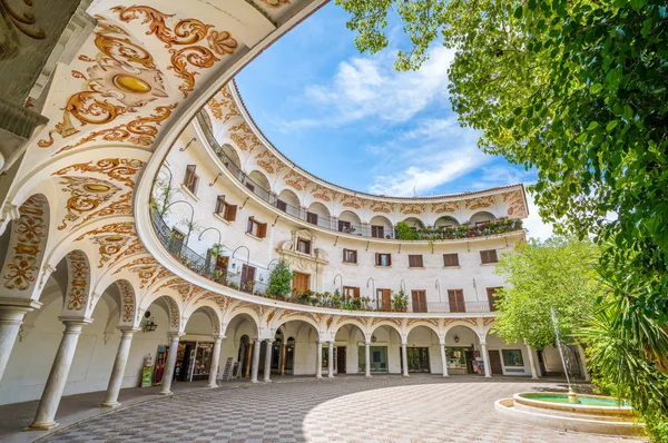 Pintoresca Plaza Del Cabildo Sevilla Andalucía España — Foto de Stock