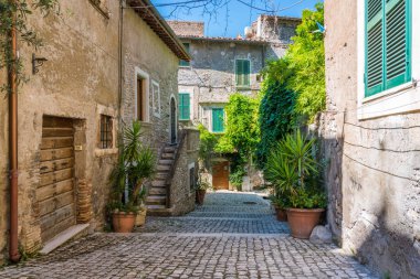 Tivoli, Roma eyaleti, Lazio, Orta Italya'nin doğal manzara.