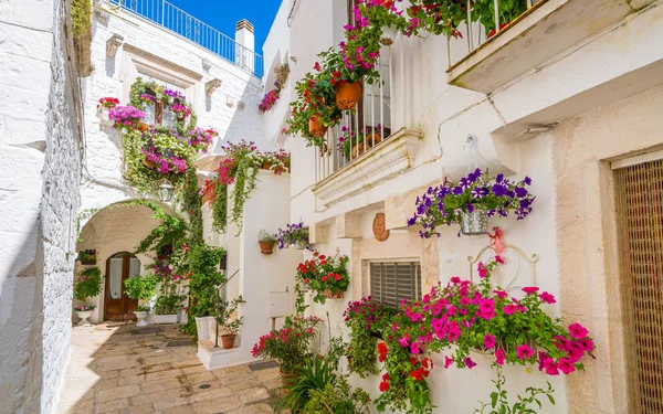 Scenic Sight Het Stadje Cisternino Provincie Brindisi Apulië Puglia Italië — Stockfoto