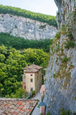 Madonna Della Corona Sanctuary, Verona Eyaleti, Veneto, Italya.