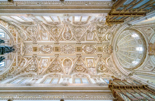 Ornated Boltozat Kórus Mezquita Cathedral Cordoba Andalúzia Spanyolország Július 2019 — Stock Fotó