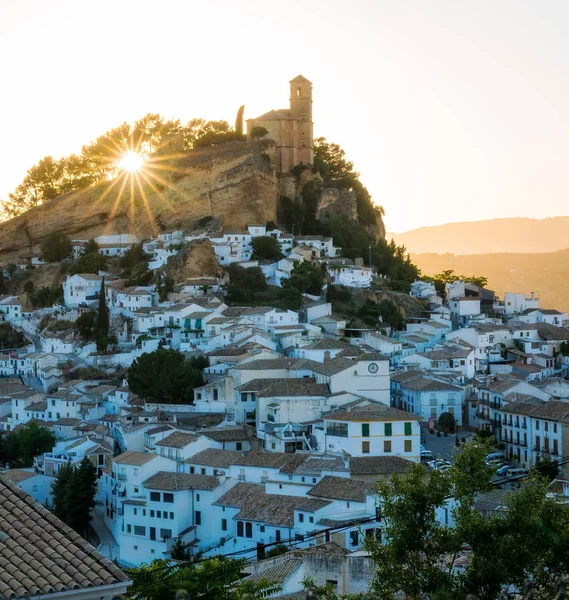 Späten Nachmittag Montefrio Wunderschönes Dorf Der Provinz Granada Andalusien Spanien — Stockfoto
