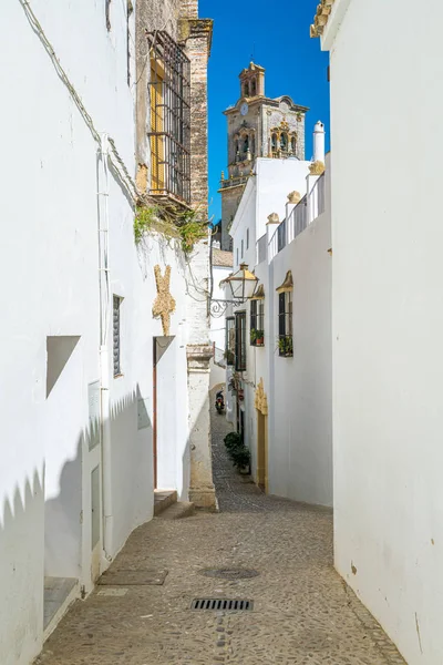 Scenic Nyári Látvány Arcos Frontera Cadiz Tartomány Andalúzia Spanyolország — Stock Fotó