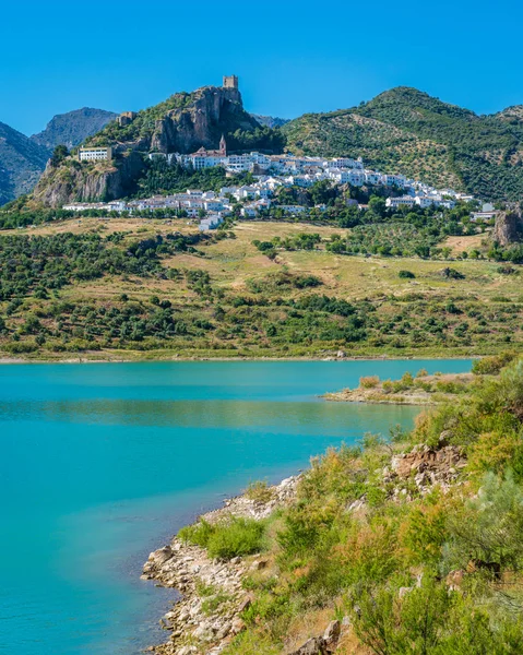 Панорамний Вид Красивий Zahara Сьєрра Провінція Кадіс Андалусія Іспанія — стокове фото