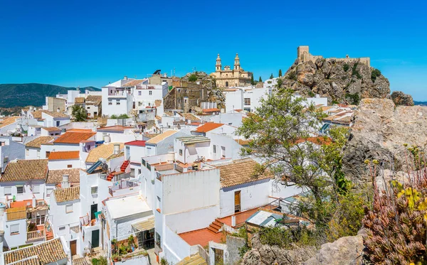 Мальовничий Вид Красивий Ольвера Провінція Кадіс Андалусія Іспанія — стокове фото