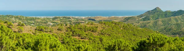 Panoramic Sight Andalusia Mountains Famous Costa Del Sol Spain — Stock Photo, Image