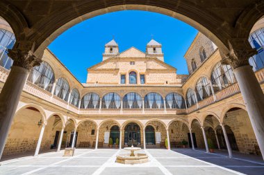 Ubeda, Jaen, Endülüs, İspanya 'daki Hastane. Haziran-05-2019