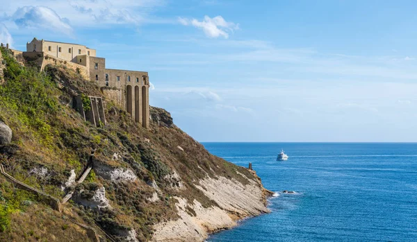 Panoramablick Auf Die Schöne Insel Procida Mit Der Burg Der — Stockfoto