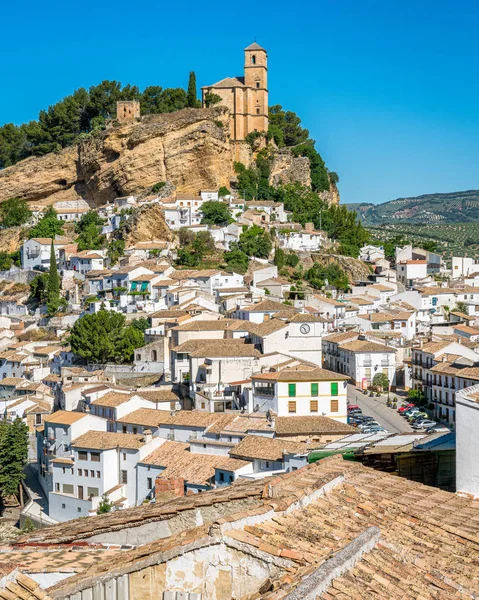 Vista Panorâmica Montefrio Bela Aldeia Província Granada Andaluzia Espanha — Fotografia de Stock