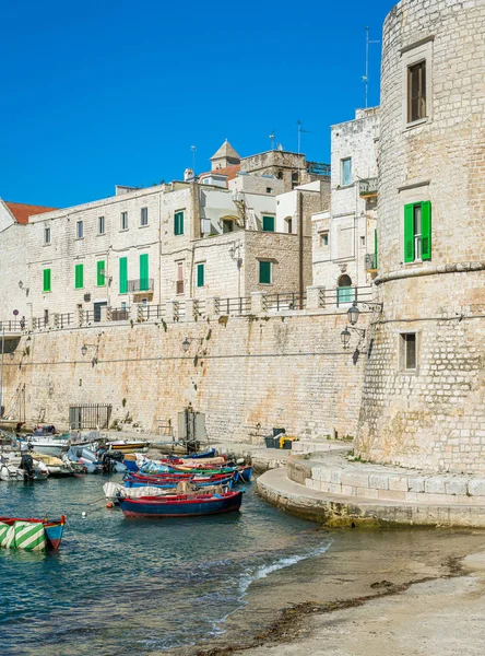 Prachtige Waterkant Van Giovinazzo Stad Provincie Bari Puglia Apulië Zuid — Stockfoto