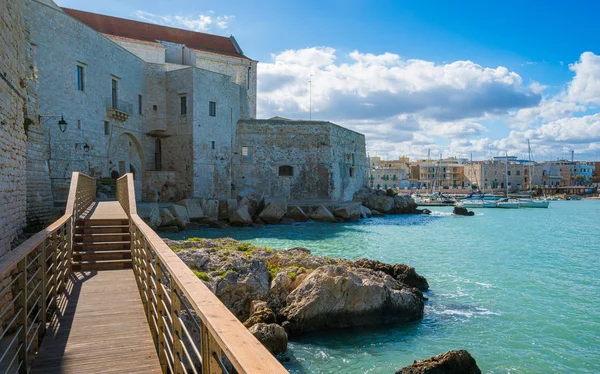 Die Schöne Promenade Von Giovinazzo Stadt Der Provinz Bari Apulien — Stockfoto