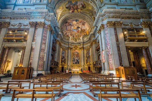 Vista Interior Iglesia San Ignacio Loyola Sant Ignazio Loyola Roma — Foto de Stock