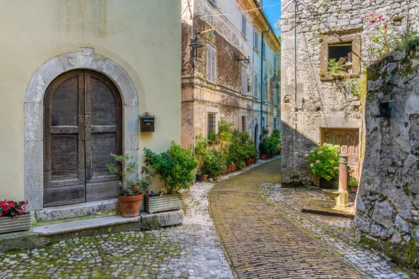 Beautiful Village Castro Dei Volsci Frosinone Lazio Italy — Stock Photo, Image