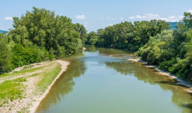 Tiber nehri İtalya 'nın Lazio bölgesinde Viterbo ilinde akar..